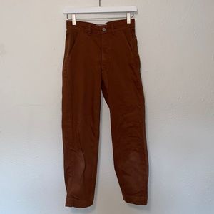 Everlane Straight Crop Regular in Rust